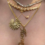 The Daisy Necklace Pendant Necklace Roseark Jewelry