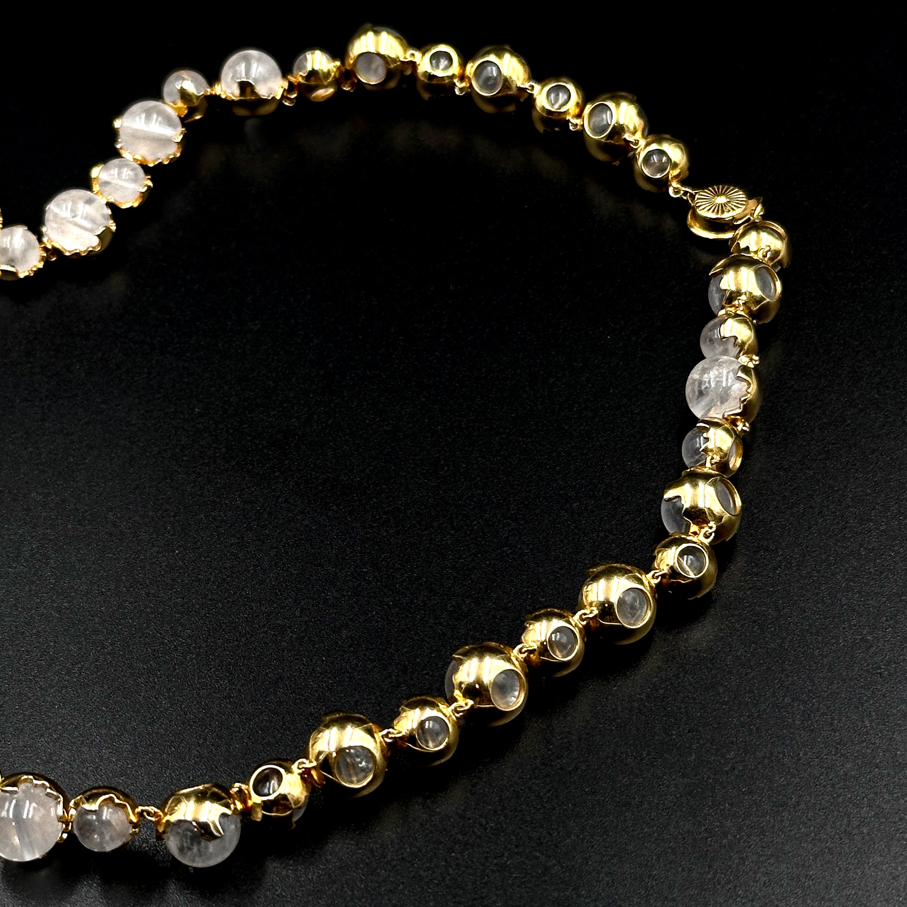 Quartz Dew Drop Tennis Necklace Tennis Necklace MAE + LANG