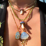 BioLuminescent Jellyfish Charm Pendant Maura Green