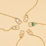 Hilal Pendant Necklace Charm Necklace Latelier Nawbar