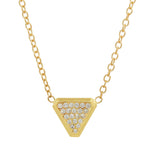 Benitoite Diamond Necklace Pendant Necklace Elisabeth Bell Jewelry Yellow Gold