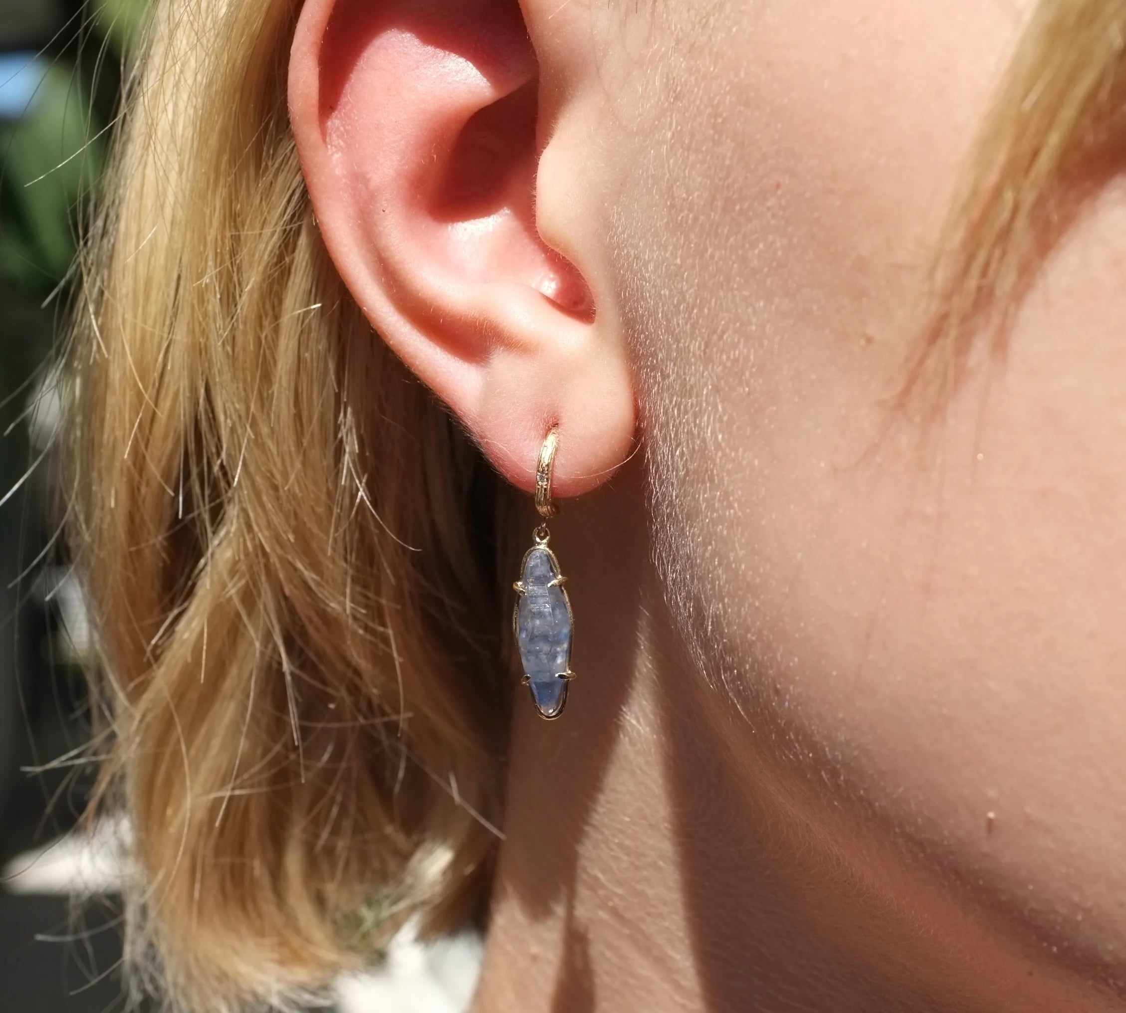 Sapphire Crystal Earrings Drop Earrings Elisabeth Bell Jewelry
