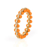 Orange Rubidium Ring, Size One Band Ring Latelier Nawbar