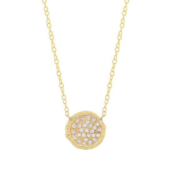 Diamond Willow Necklace Pendant Necklace Elisabeth Bell Jewelry Yellow Gold