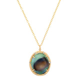 Spiral Galaxy Necklace Pendant Necklace Elisabeth Bell Jewelry