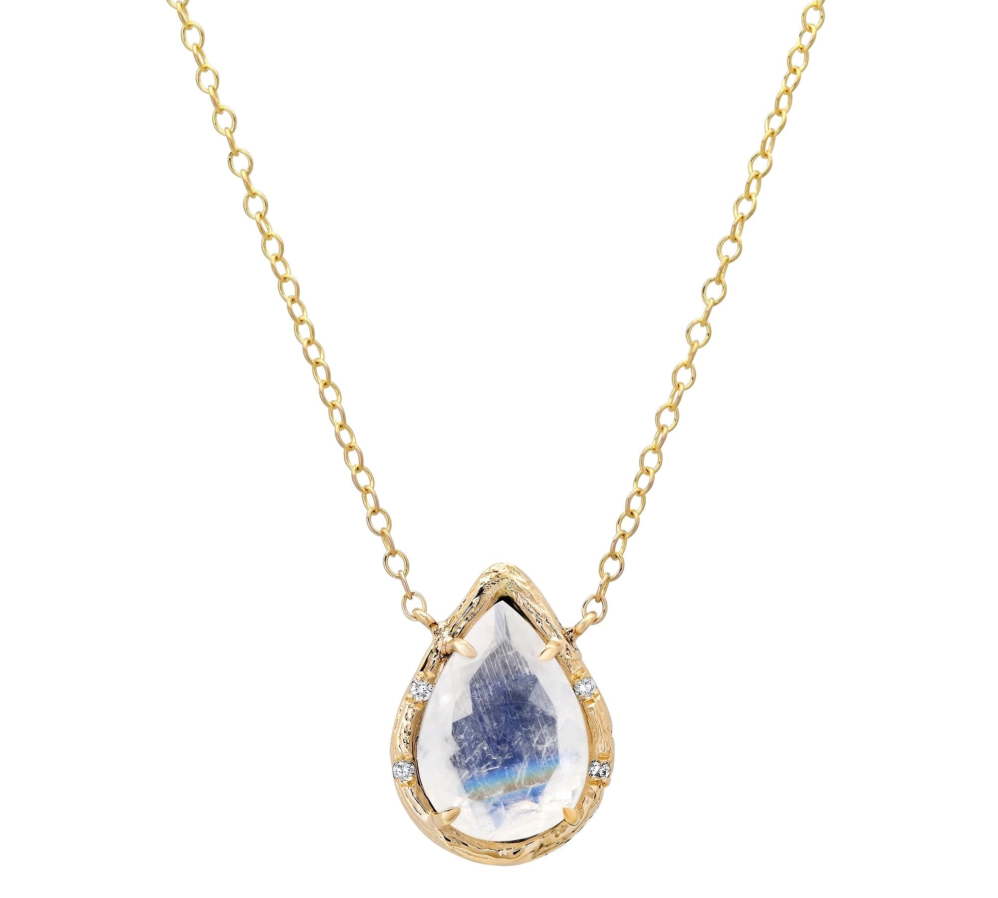 Royal Moonstone Necklace Pendant Necklace Elisabeth Bell Jewelry