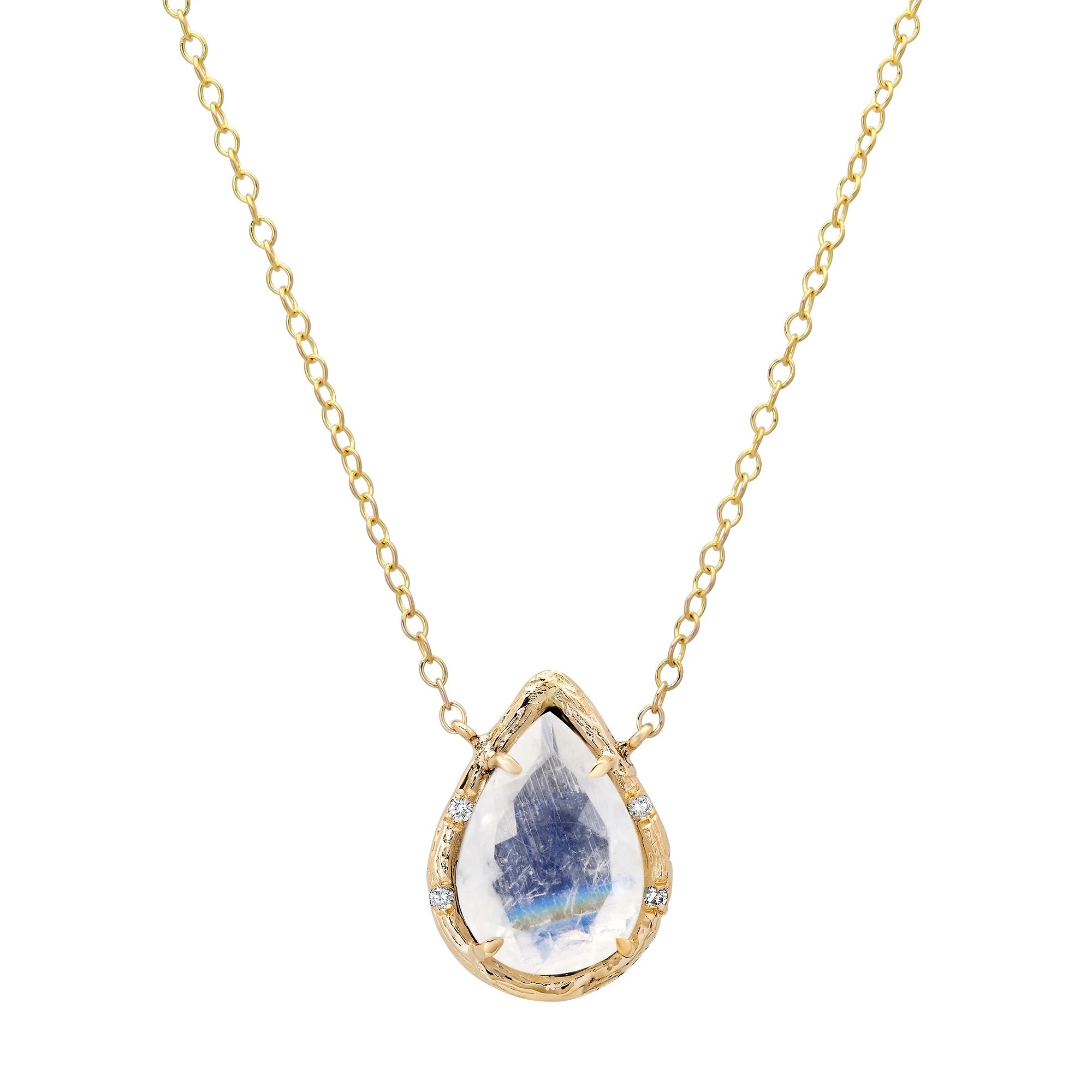 Royal Moonstone Necklace Pendant Necklace Elisabeth Bell Jewelry