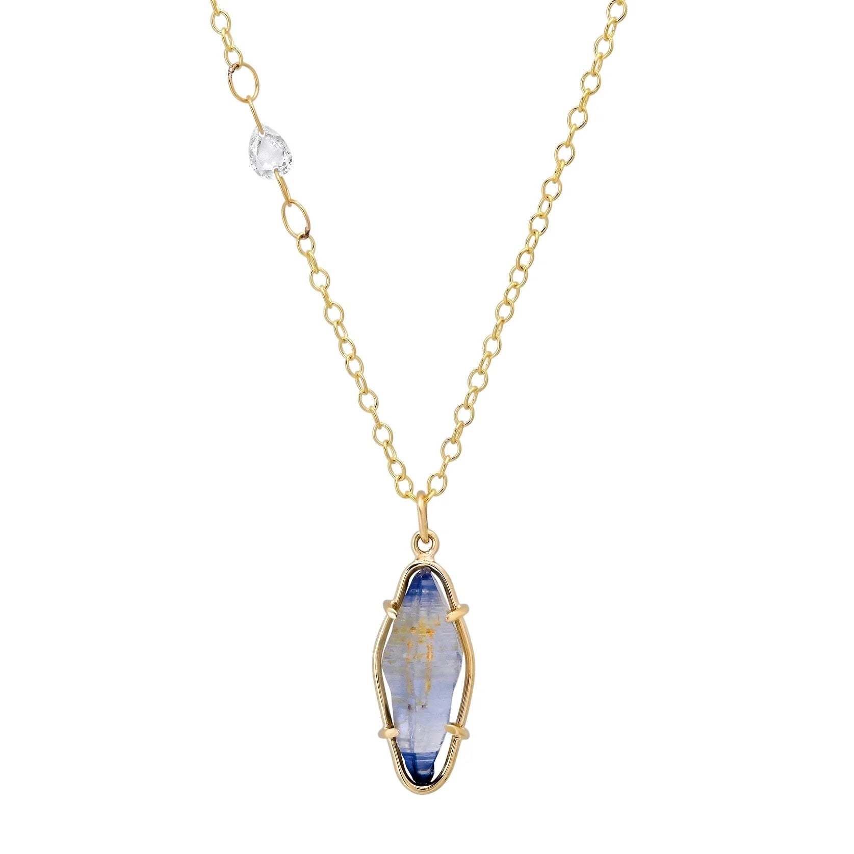 Sapphire Crystal Necklace Pendant Necklace Elisabeth Bell Jewelry