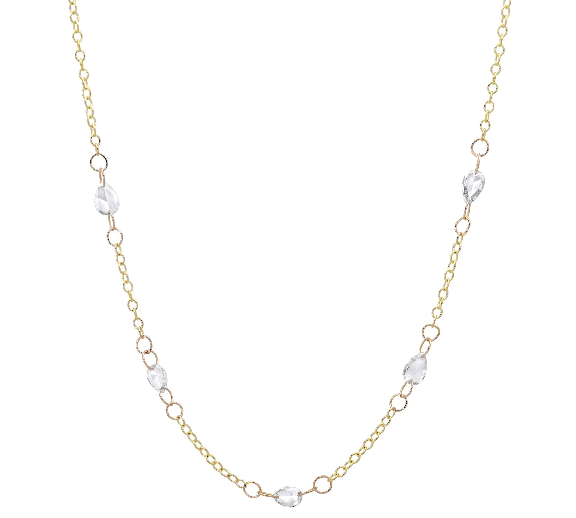 Diamond Dew Necklace Necklace Elisabeth Bell Jewelry