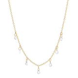 Dew Drop Diamond Necklace Necklace Elisabeth Bell Jewelry