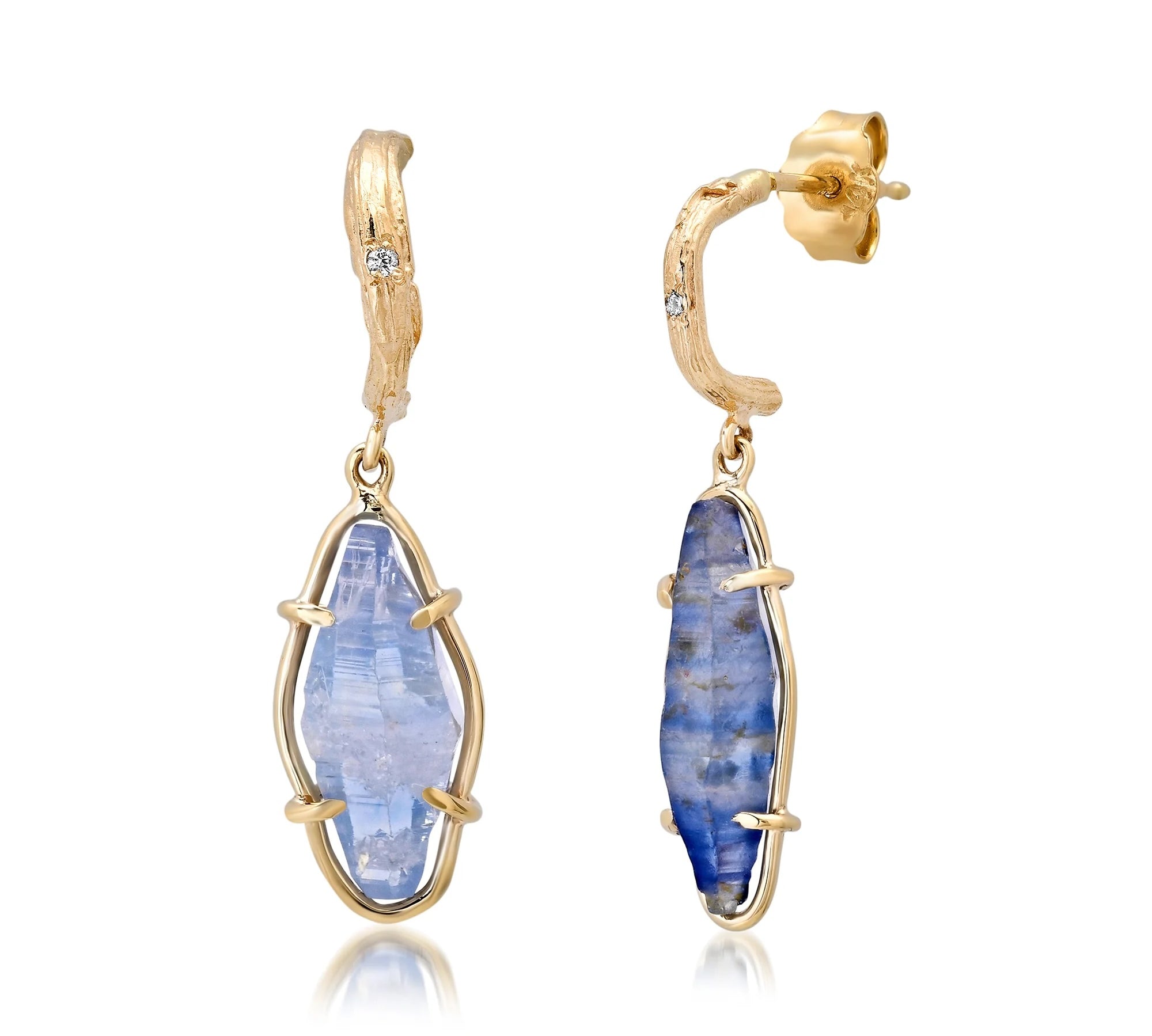 Sapphire Crystal Earrings Drop Earrings Elisabeth Bell Jewelry