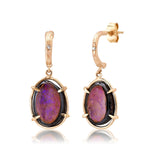 Opal Earrings Drop Earrings Elisabeth Bell Jewelry