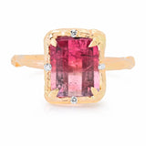 Tourmaline Light Ring Ring Elisabeth Bell Jewelry