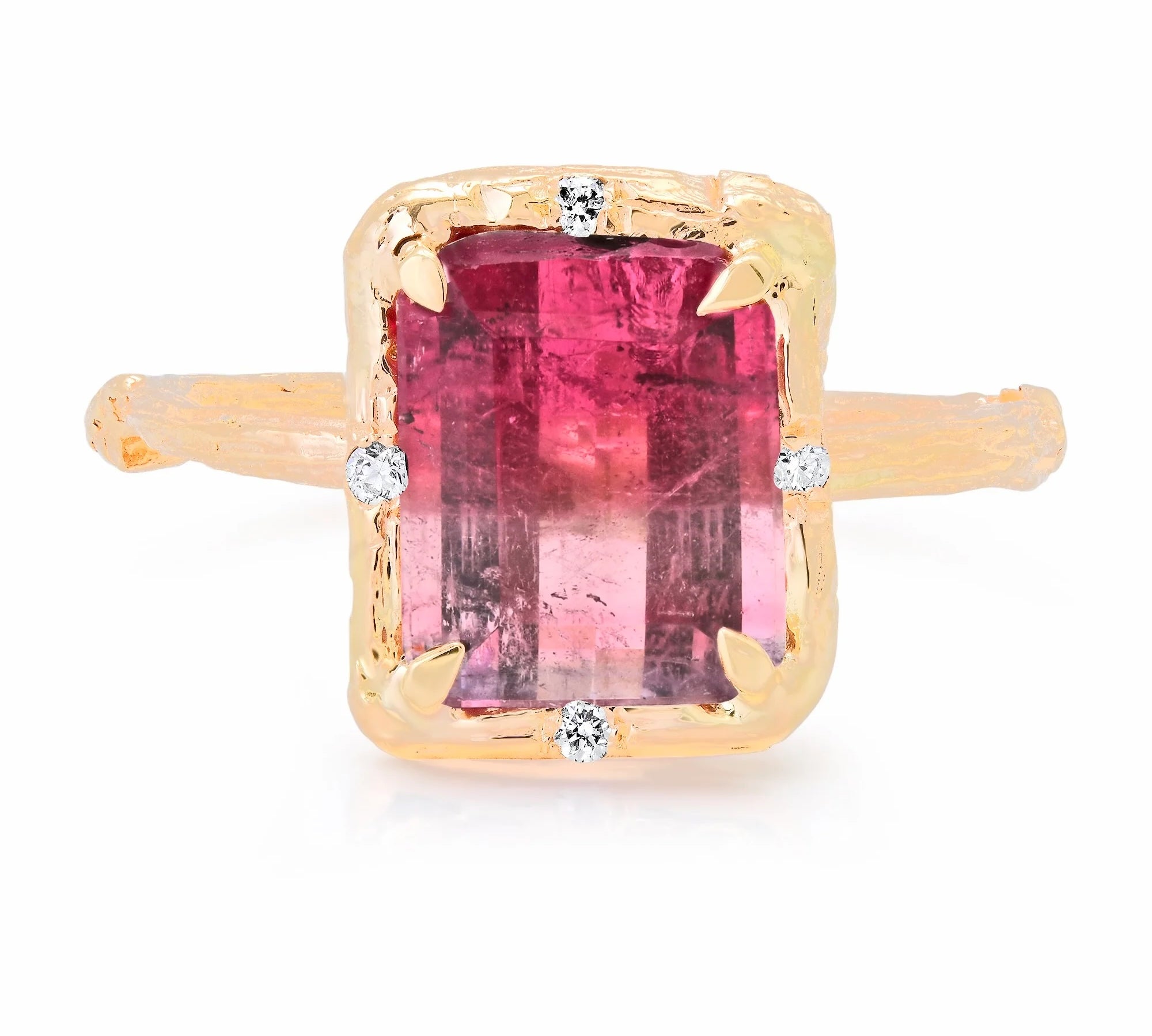 Tourmaline Light Ring Ring Elisabeth Bell Jewelry