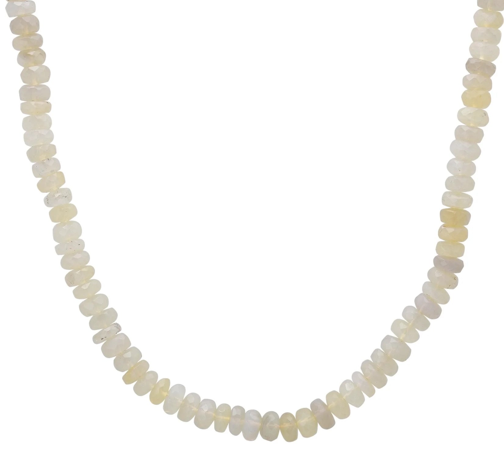 AU Opal Beaded Necklace Beaded Necklace Elisabeth Bell Jewelry Iridescent Opal