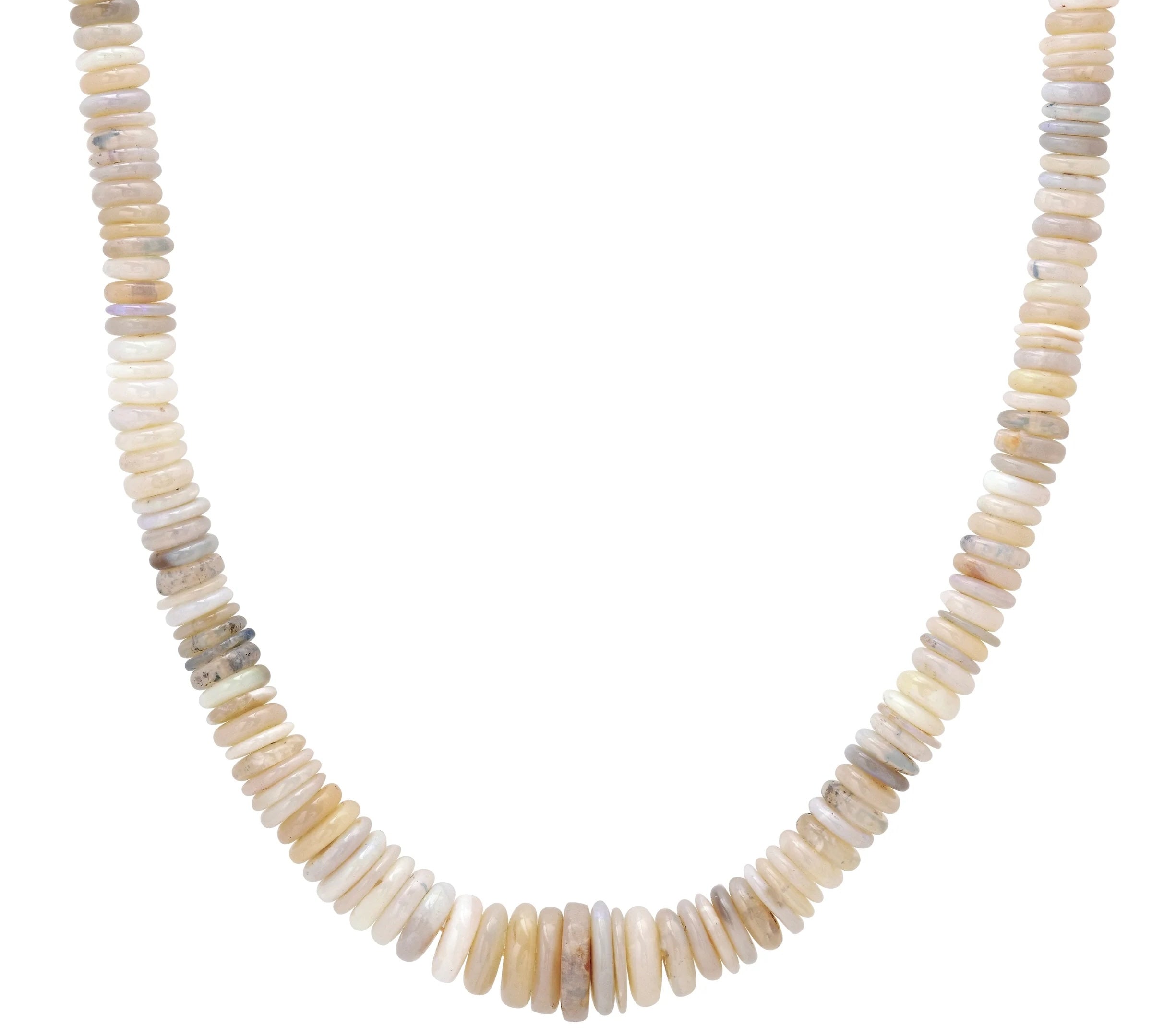 AU Opal Beaded Necklace Beaded Necklace Elisabeth Bell Jewelry Mixed Opal