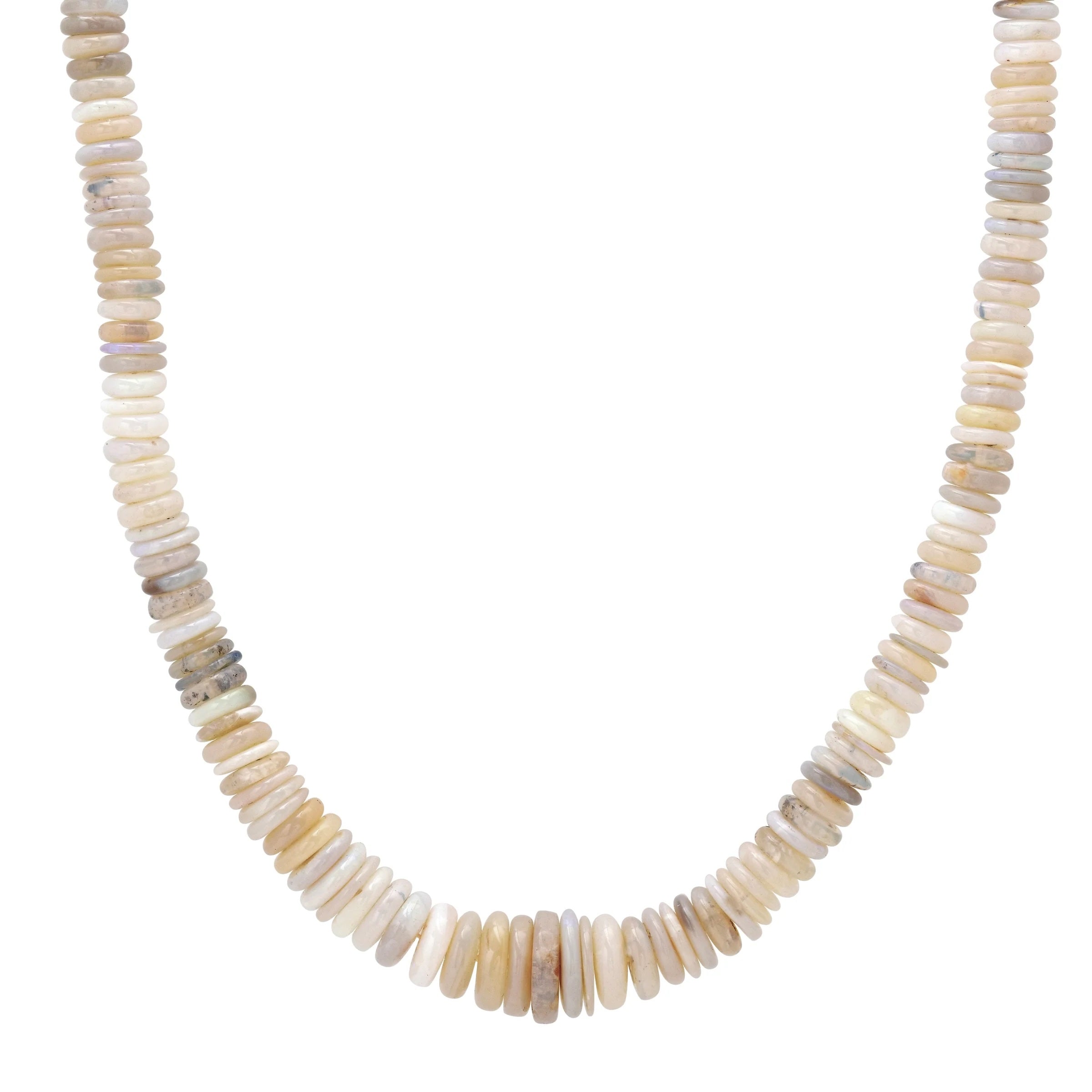 AU Opal Beaded Necklace Beaded Necklace Elisabeth Bell Jewelry Mixed Opal