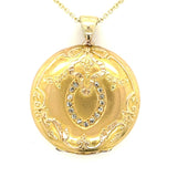 Estate Rose-cut Victorian Pendant Necklace Pendant Necklace Roseark Vintage