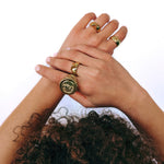 Lioness Coin Statement Ring Statement Ring MAE + LANG