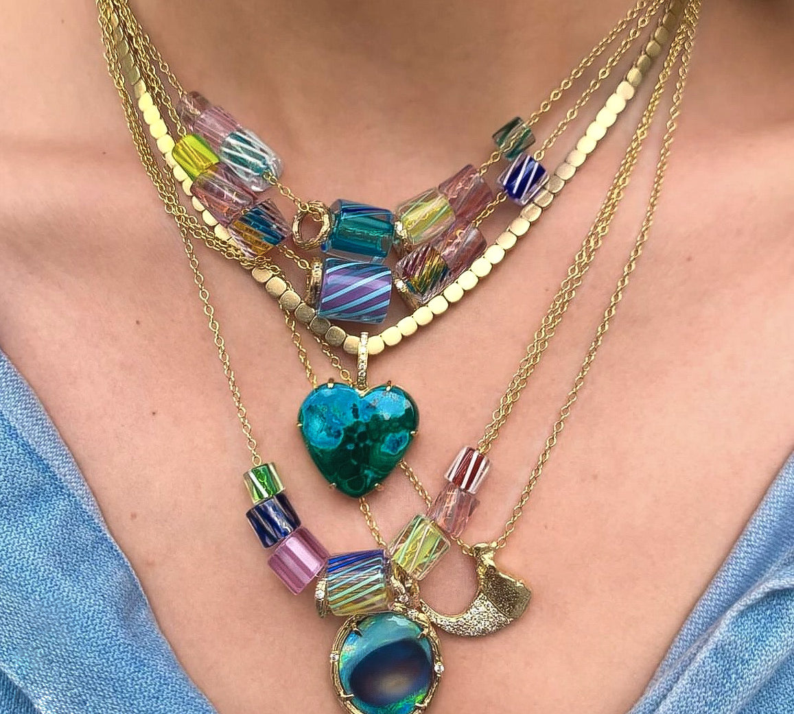 Heart of Malachite Pendant Pendant Roseark Deux   