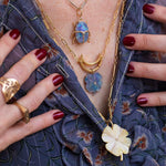 Luminescent Clover Charm Charm Maura Green