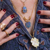 Luminescent Clover Charm Charm Maura Green