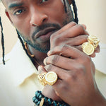 Lioness Coin Statement Ring Statement Ring MAE + LANG