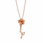 Love & Beauty is the Rose Necklace Pendant Necklace Jaine K Designs Rose Gold