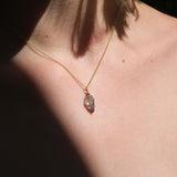 Sapphire Crystal Necklace Pendant Necklace Elisabeth Bell Jewelry