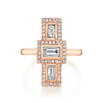 Diamond 3 Stack Ring Statement Ring Jill Hoffmeister