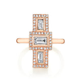 Diamond 3 Stack Ring Statement Ring Jill Hoffmeister