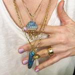 BioLuminescent Jellyfish Charm Pendant Maura Green