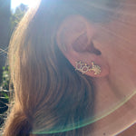 Diamond Turtle Stud Stud Earrings Roseark Deux   