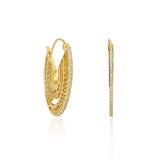 Rising Sun Hoops Drop Earrings Malibu Soul Fine Jewelry