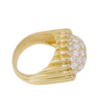 Vintage Mikimoto Diamond Cocktail Ring Statement Ring Roseark Vintage