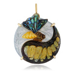 Butterfly Yin Yang Pendant Pendant Maura Green   