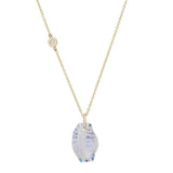V-Land Shell Necklace Pendant Necklace Elisabeth Bell Jewelry Moonstone