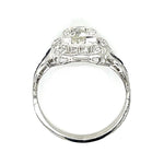 Old European Diamond Sapphire Ring Statement Ring Roseark Vintage