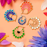 The Lady Blue Earrings, Size One Earrings Latelier Nawbar