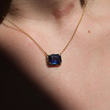 Natural Mystic Sapphire Necklace Pendant Necklace Elisabeth Bell Jewelry