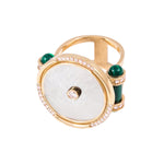 Amulet Round Cocktail Ring Cocktail Ring Latelier Nawbar