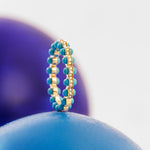 Cobalt Turquoise Ring, Size One Band Ring Latelier Nawbar