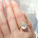 Lunar Halo Ring Cocktail Ring Elisabeth Bell Jewelry