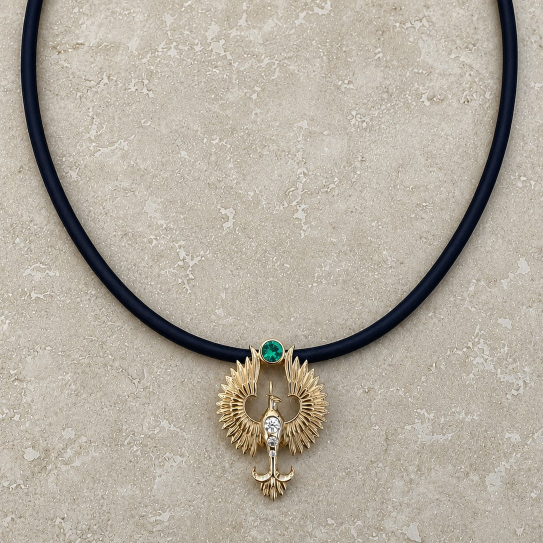 Anka Rising Leather Choker Choker Necklace Selin Kent