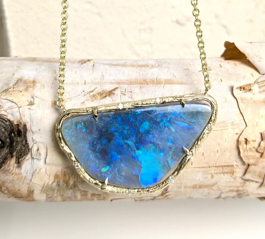 Opal Tide Necklace Necklace Elisabeth Bell Jewelry