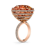 Morganite Ark Ring Cocktail Ring Karma El-Khalil
