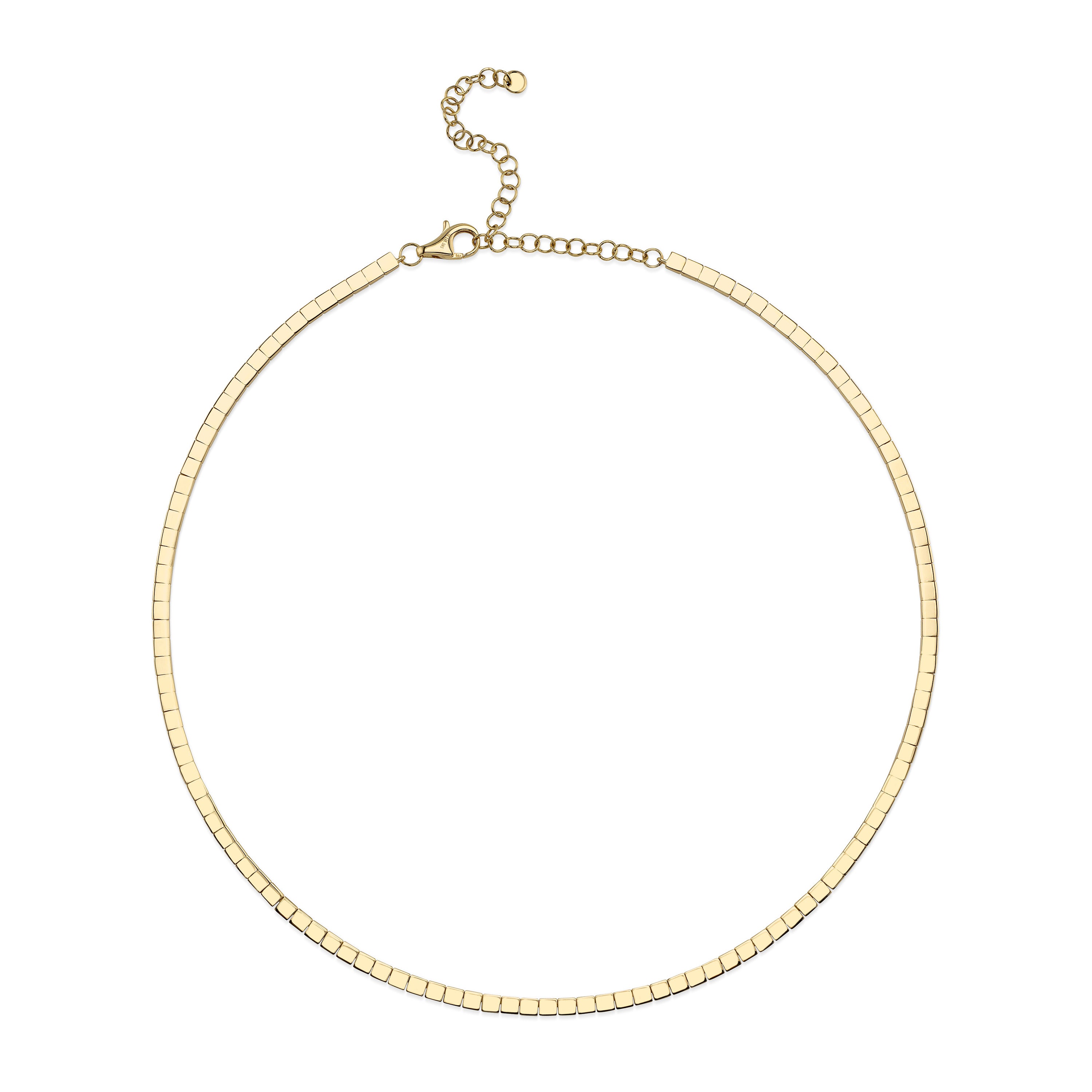 Flat Brick Necklace, Medium Necklace Roseark Deux