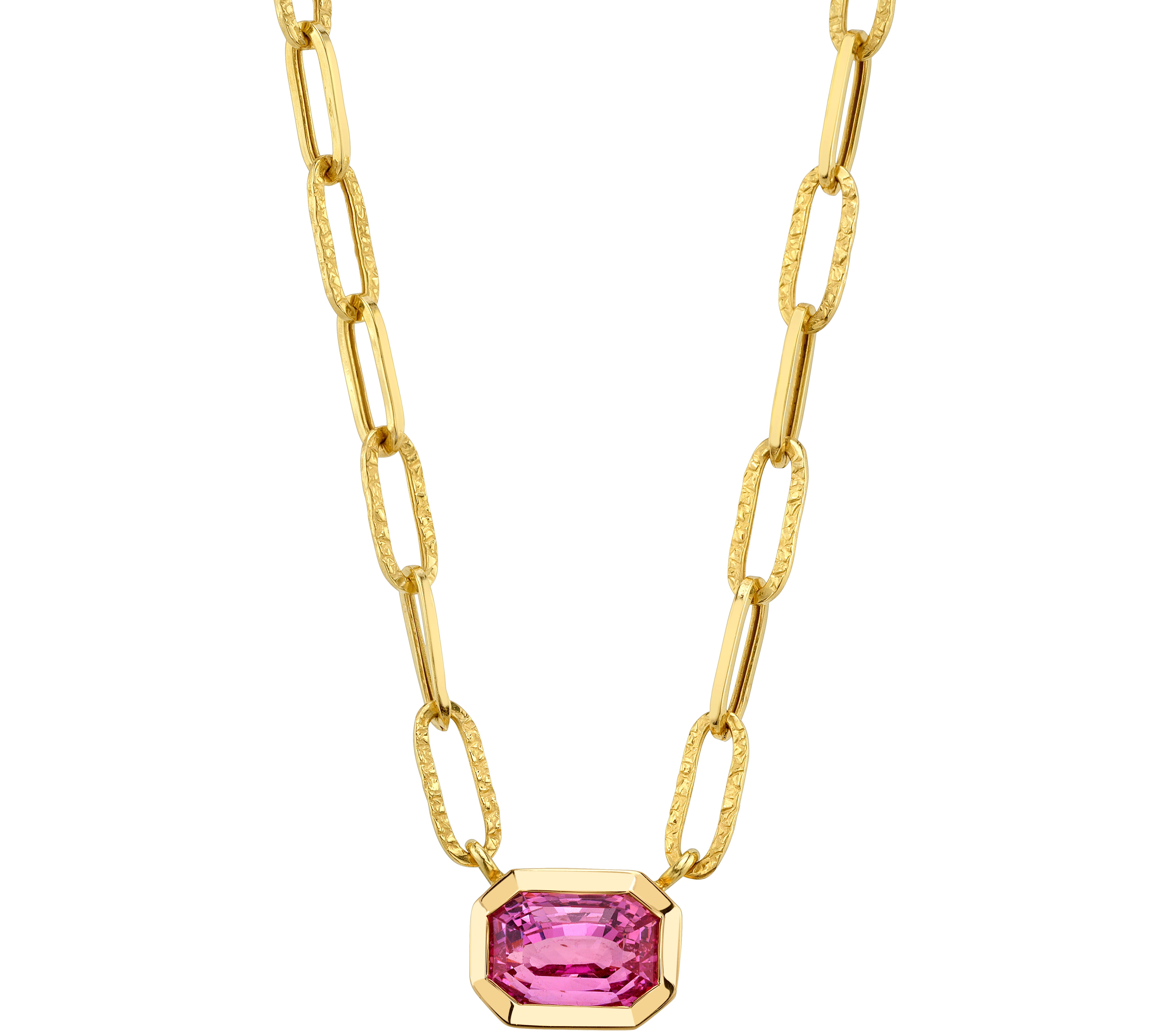 Padparadscha Power Necklace Pendant Necklace Roseark
