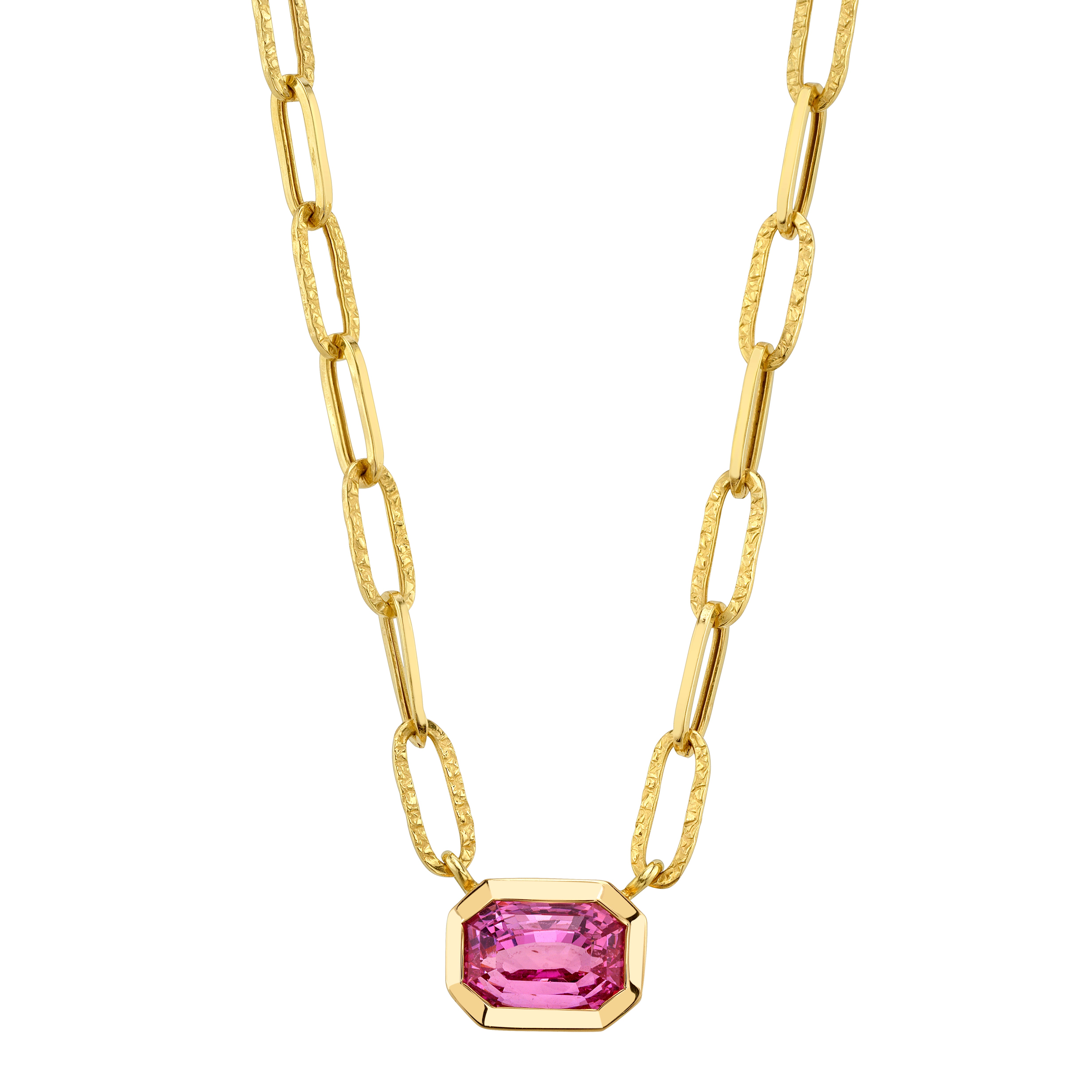 Padparadscha Power Necklace Pendant Necklace Roseark