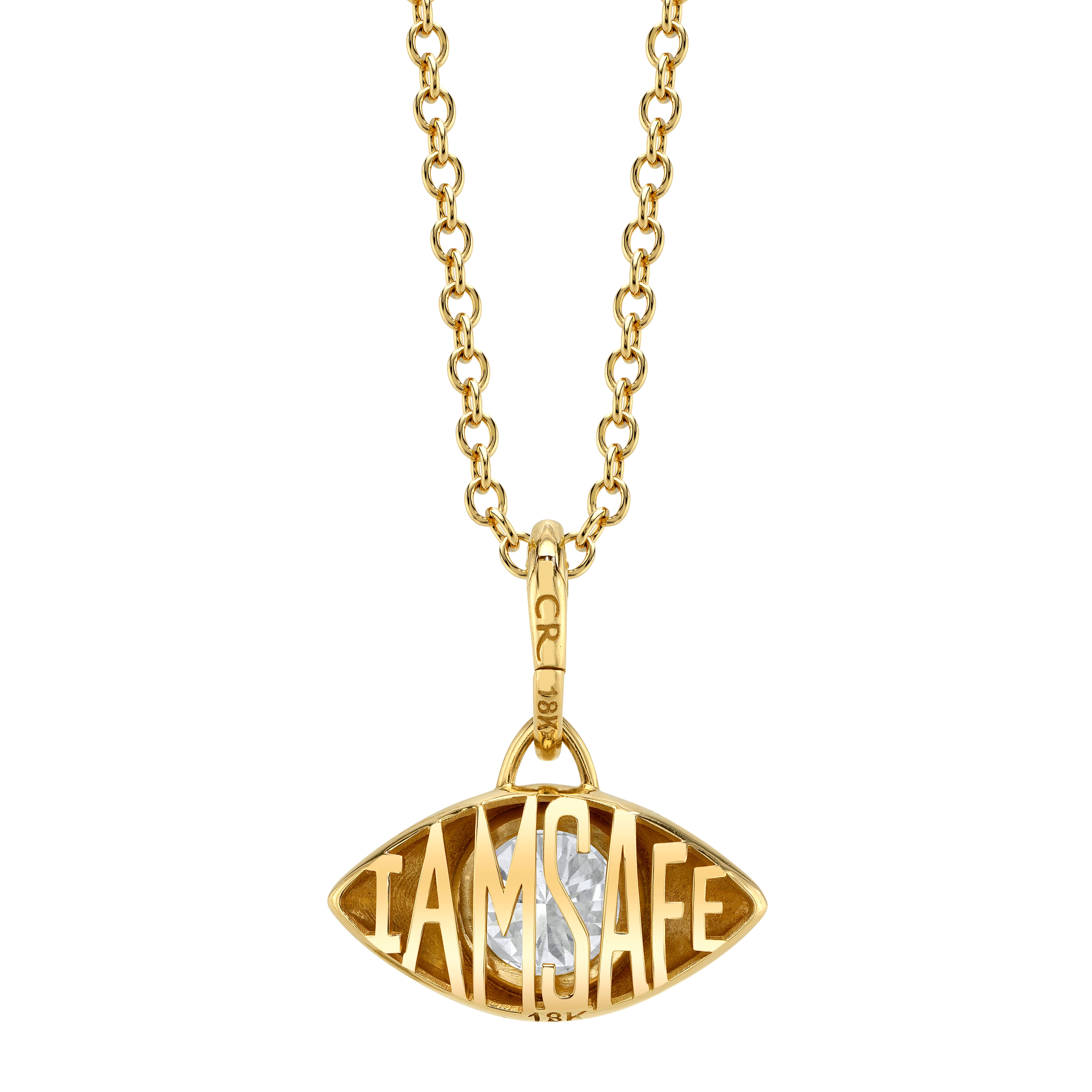 'I Am Safe' Diamond Pendant Pendant Carolyn Rodney